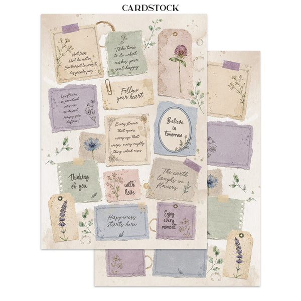 Stamperia FLOWERS and POEMS A5 Junk Journal FOCUS POINTS for Arts & Crafts #SBJKS10