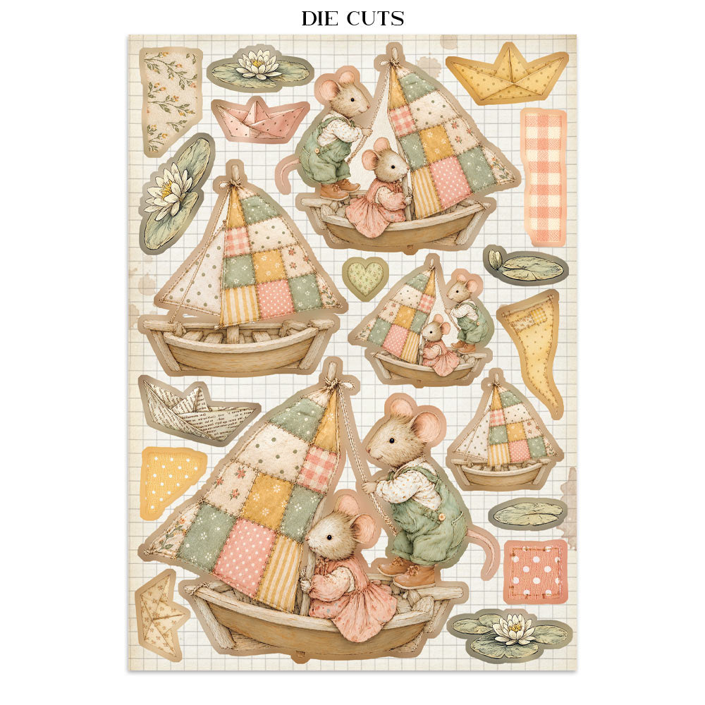 Stamperia COZY FAMILY A5 Junk Journal FOCUS POINTS for Arts & Crafts #SBJKS11