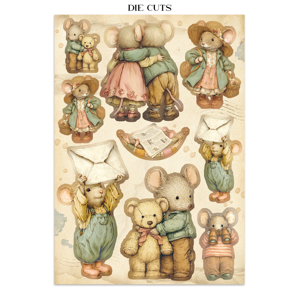 Stamperia COZY FAMILY A5 Junk Journal FOCUS POINTS for Arts & Crafts #SBJKS11
