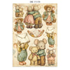 Stamperia COZY FAMILY A5 Junk Journal FOCUS POINTS for Arts & Crafts #SBJKS11