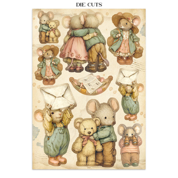 Stamperia COZY FAMILY A5 Junk Journal FOCUS POINTS for Arts & Crafts #SBJKS11