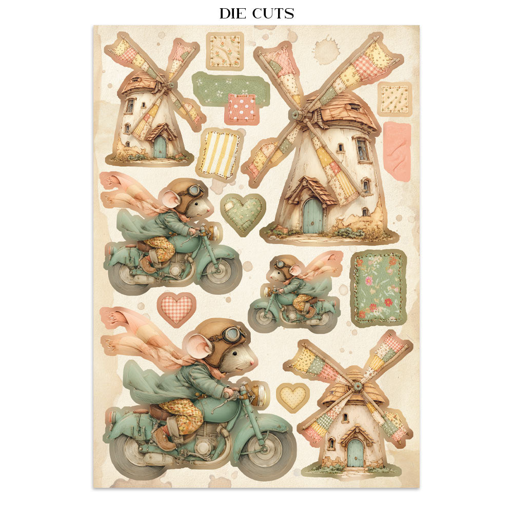 Stamperia COZY FAMILY A5 Junk Journal FOCUS POINTS for Arts & Crafts #SBJKS11