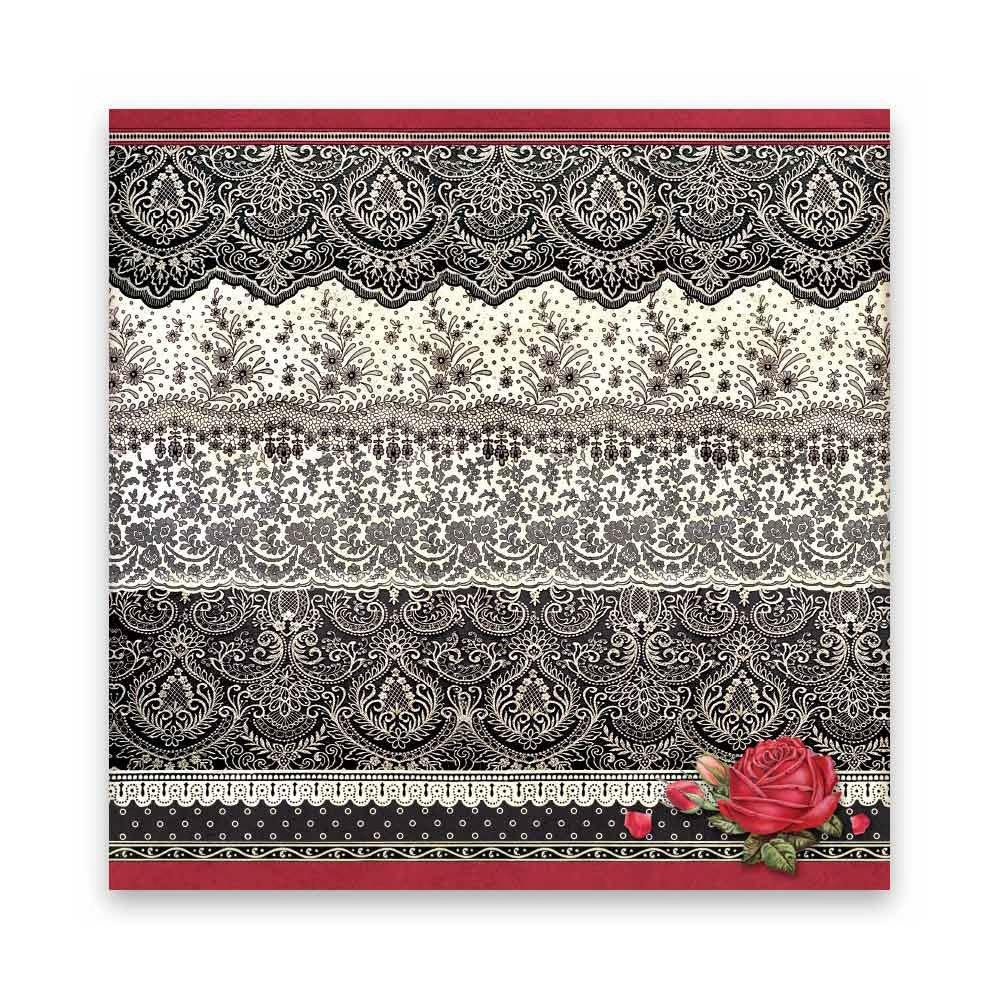 Stamperia DESIRE Fabric Sheets 4 pcs #SBPLT04
