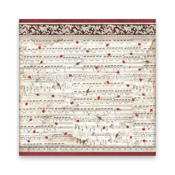 Stamperia DESIRE Fabric Sheets 4 pcs #SBPLT04