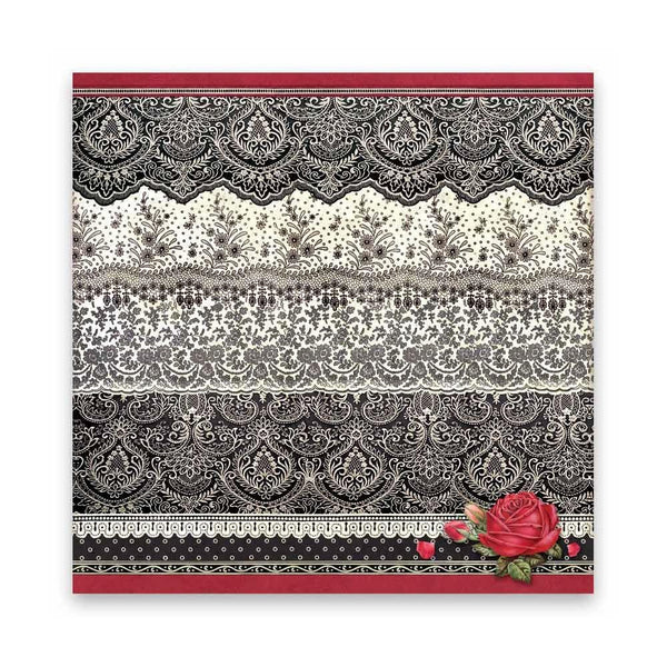 Stamperia DESIRE Fabric Sheets 4 pcs #SBPLT04
