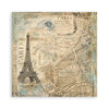 Stamperia AROUND THE WORLD Fabric Sheets 4 pcs #SBPLT14