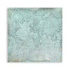 Stamperia AROUND THE WORLD Fabric Sheets 4 pcs #SBPLT14