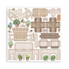 Stamperia GARDEN HOUSE 3D Furniture Paper Kit #SBPOP10