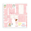 Stamperia DAYDREAM 3D Paper Furniture Kit Blue Pink #SBPOP11