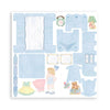 Stamperia DAYDREAM 3D Paper Furniture Kit Blue Pink #SBPOP11