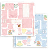 Stamperia DAYDREAM 3D Paper Furniture Kit Blue Pink #SBPOP11