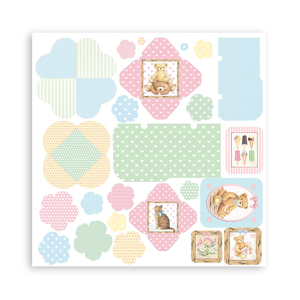 Stamperia DAYDREAM EXPLODING BOX 3D Paper Kit #SBPOP12