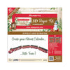 Stamperia ROMANTIC HOME for the HOLIDAYS 3D Christmas Advent Calendar Train #SBPOP16
