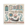 Stamperia VENICE CITY OF ART - STICKERS 4 Sheets #SBSTK03