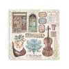 Stamperia VENICE CITY OF ART - STICKERS 4 Sheets #SBSTK03