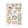 Stamperia WONDERLAND Washi Pad 8 Sheets A5 #SBW08