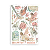 Stamperia WONDERLAND Washi Pad 8 Sheets A5 #SBW08