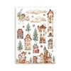 Stamperia GEAR UP FOR CHRISTMAS Washi Pad 8 Sheets A5 #SBW09