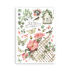 PRE-ORDER Stamperia HOUSE OF ROSES Washi Pad 8 Sheets A5 #SBW18