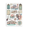 Stamperia VENICE CITY OF ART Washi Pad 8 Sheets A5 #SBW21