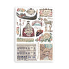 Stamperia VENICE CITY OF ART Washi Pad 8 Sheets A5 #SBW21