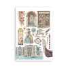 Stamperia VENICE CITY OF ART Washi Pad 8 Sheets A5 #SBW21