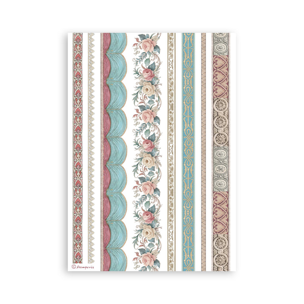 Stamperia VENICE CITY OF ART Washi Pad 8 Sheets A5 #SBW21