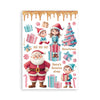 Stamperia CANDY CHRISTMAS Washi Pad 8 Sheets A5 #SBW22