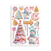 Stamperia CANDY CHRISTMAS Washi Pad 8 Sheets A5 #SBW22