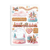 Stamperia CANDY CHRISTMAS Washi Pad 8 Sheets A5 #SBW22