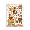 Stamperia WHISPERING WOODS Washi Pad 8 Sheets A5 #SBW24