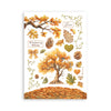 Stamperia WHISPERING WOODS Washi Pad 8 Sheets A5 #SBW24