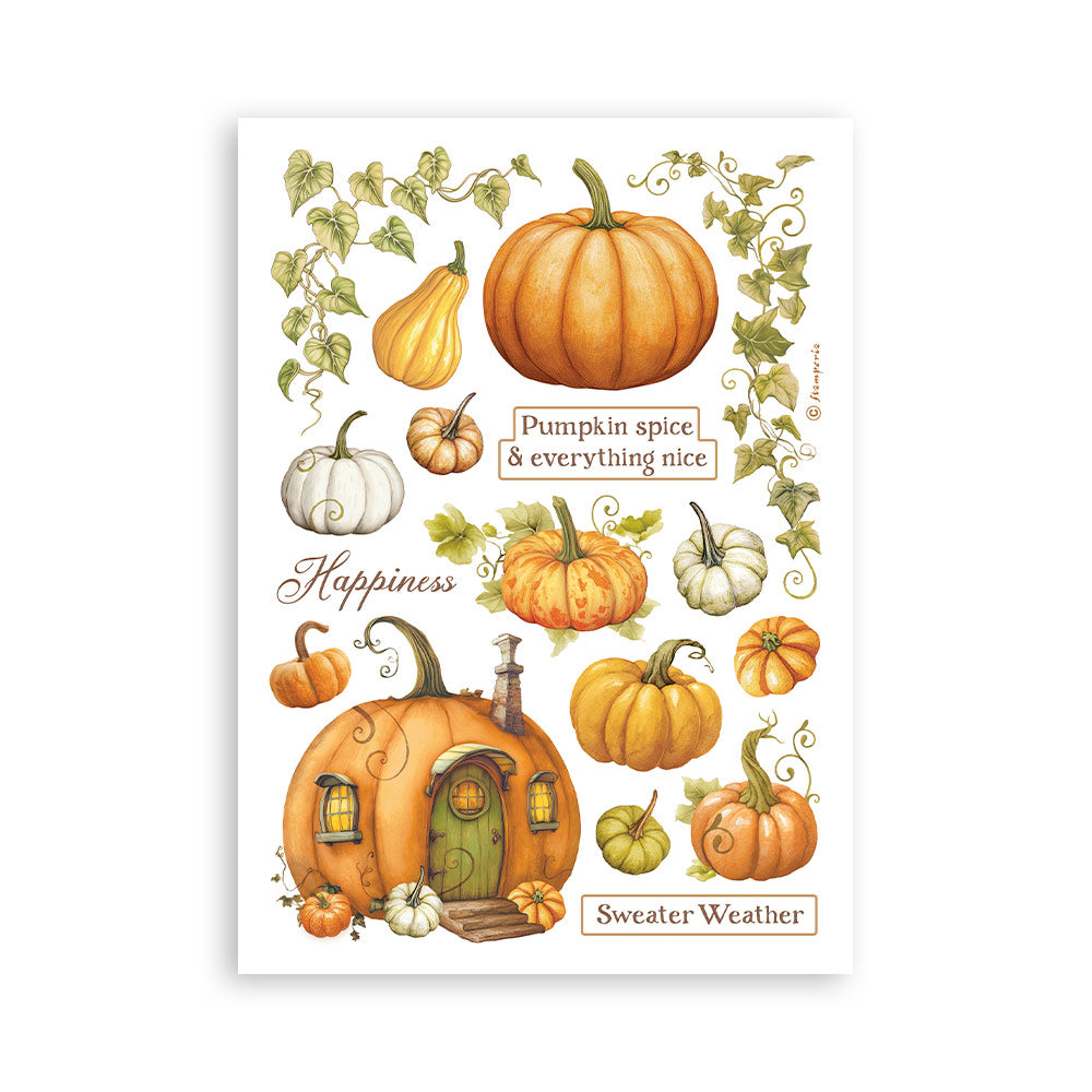 Stamperia WHISPERING WOODS Washi Pad 8 Sheets A5 #SBW24