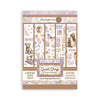 Stamperia Quiet Days Washi Pad packaging with decorative elements on a white background