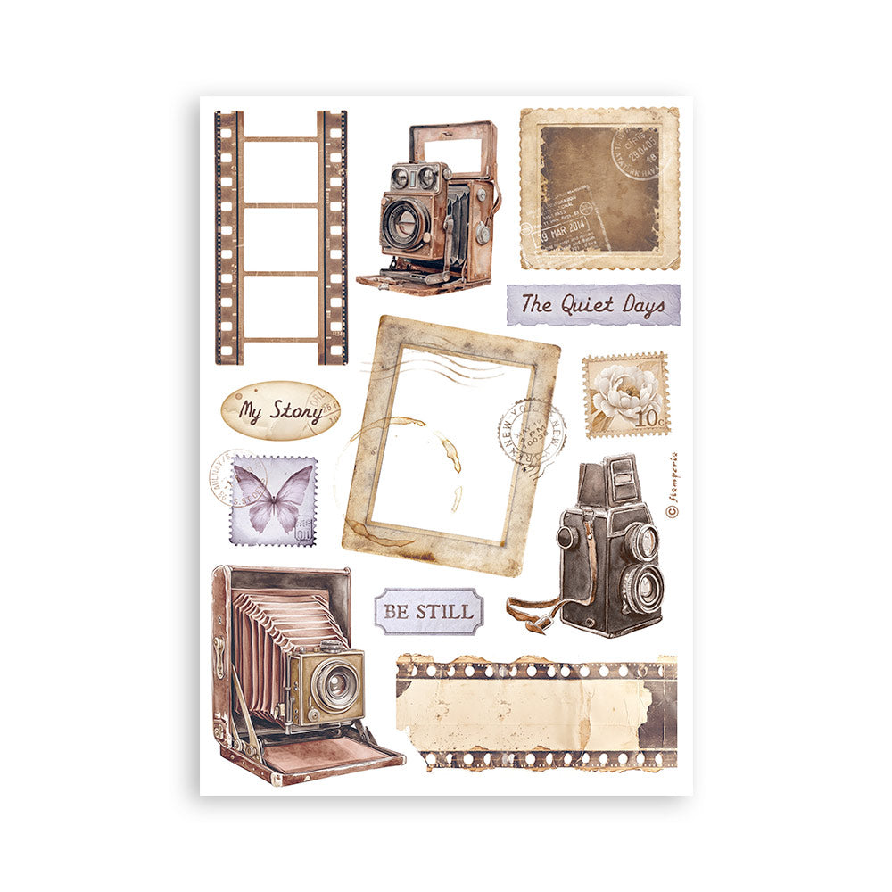 Stamperia QUIET DAYS Washi Pad 8 Sheets A5 #SBW26