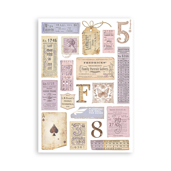 Stamperia QUIET DAYS Washi Pad 8 Sheets A5 #SBW26