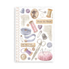 Stamperia QUIET DAYS Washi Pad 8 Sheets A5 #SBW26