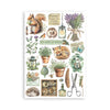 Stamperia HERBARIUM SILVAE Washi Pad 8 Sheets A5 #SBW27