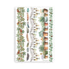 Stamperia HERBARIUM SILVAE Washi Pad 8 Sheets A5 #SBW27