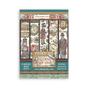 Stamperia 'Gardens of Time' washi pad packaging with vintage-themed design.