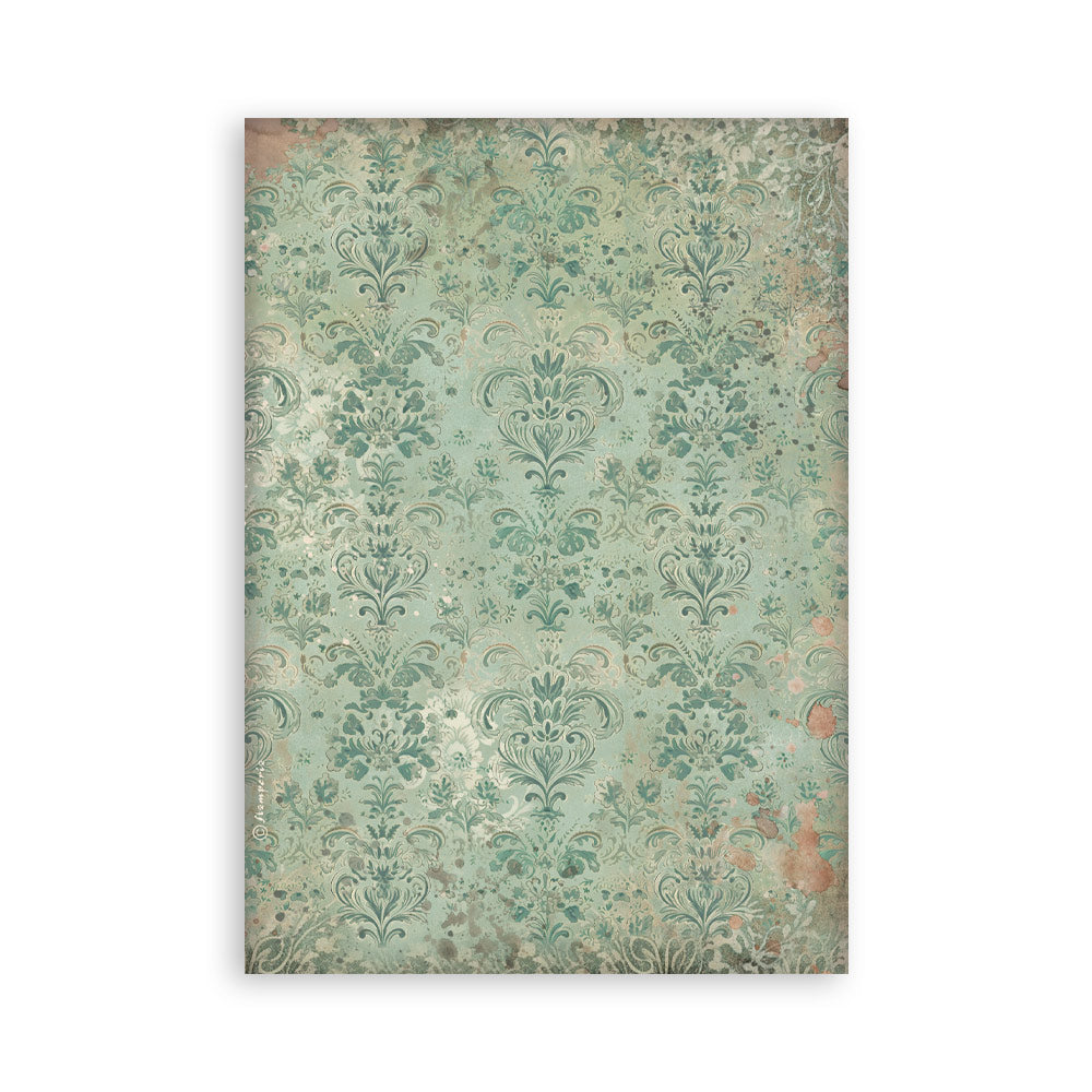 Stamperia GARDENS OF TIME Washi Pad 8 Sheets A5 #SBW32