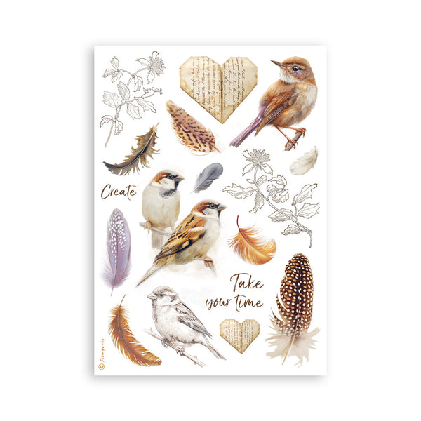 Stamperia ALL AROUND Washi Pad 8 Sheets A5 #SBW33