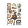 Stamperia SYMPHONY Washi Pad 8 Sheets A5 #SBW34