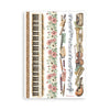 Stamperia SYMPHONY Washi Pad 8 Sheets A5 #SBW34