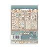 Stamperia WHITE CHRISTMAS Washi Pad 8 Sheets A5 #SBW36