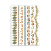 Stamperia WHITE CHRISTMAS Washi Pad 8 Sheets A5 #SBW36