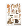 Stamperia FLOWERS and POEMS Washi Pad 8 Sheets A5 #SBW37