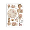 Stamperia FLOWERS and POEMS Washi Pad 8 Sheets A5 #SBW37
