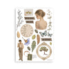 Stamperia FLOWERS and POEMS Washi Pad 8 Sheets A5 #SBW37