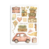 Stamperia COZY FAMILY Washi Pad 8 Sheets A5 #SBW38